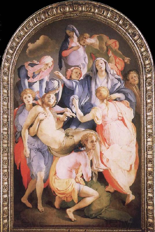 Pontormo, Jacopo Deposition France oil painting art